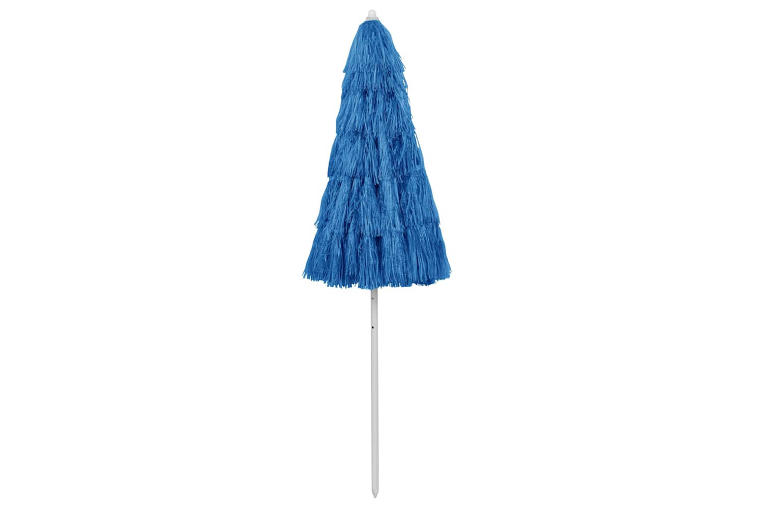 vidaXL 314695 Hawaii Beach Umbrella Blue 240cm-4