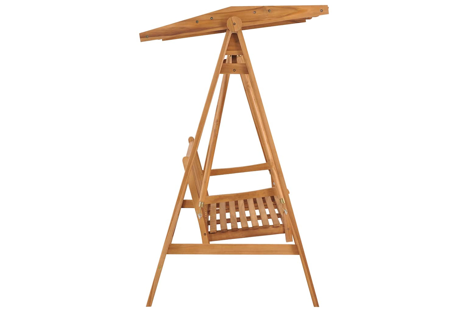 vidaXL 316629 Swing Bench 170cm Solid Teak Wood-4