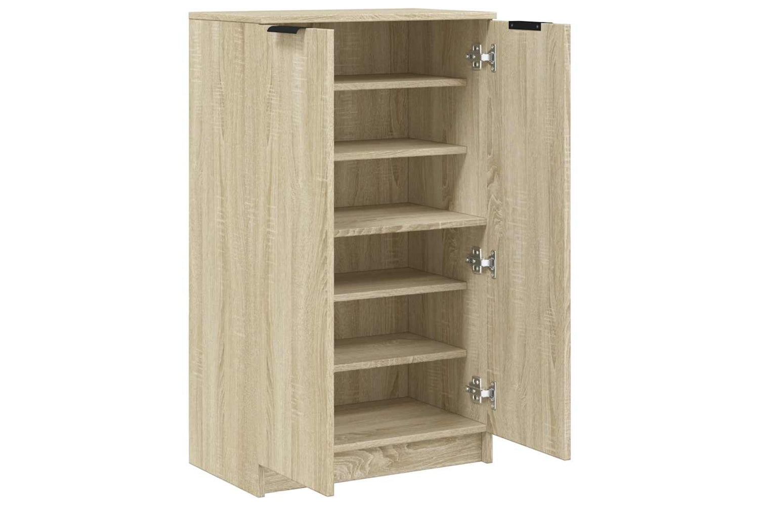 Vidaxl 811442 Shoe Cabinet Sonoma Oak 59x35x100 Cm Engineered Wood-6