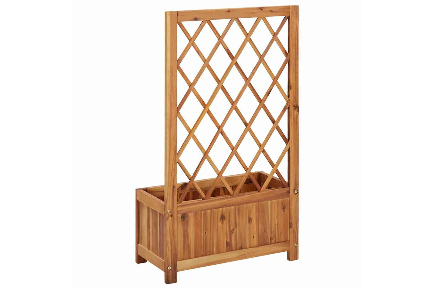 Vidaxl 316541 Garden Raised Bed With Trellis Solid Acacia Wood-5