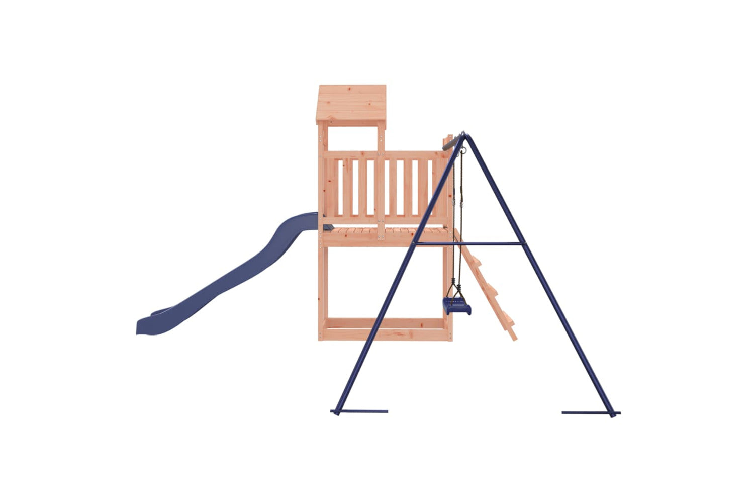 Vidaxl 3155877 Playhouse With Slide Swing Solid Wood Douglas-6