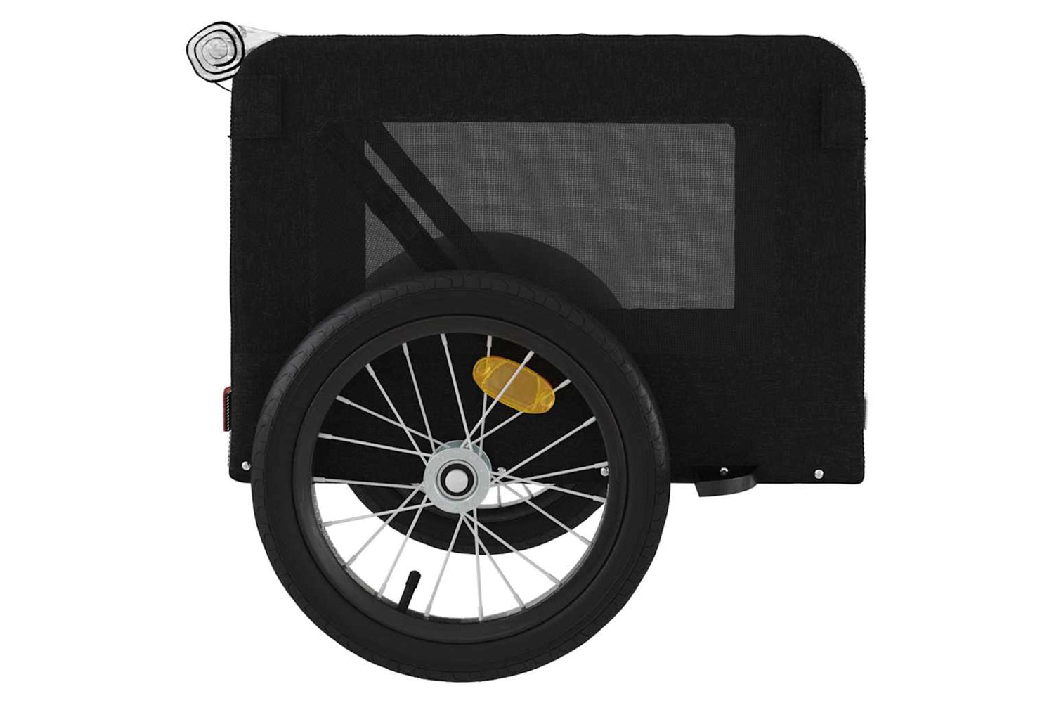 Vidaxl 93919 Pet Bike Trailer Black Oxford Fabric&iron-7
