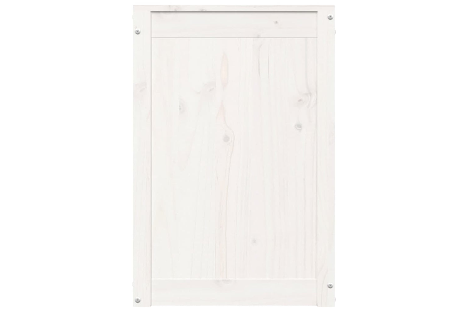 vidaXL 823565 Laundry Box White 44x44x66cm Solid Wood Pine-5