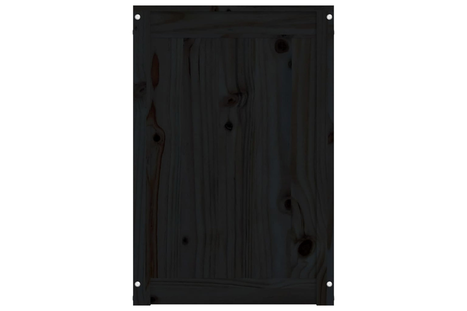 vidaXL 823573 Laundry Box Black 88.5x44x66cm Solid Wood Pine-6