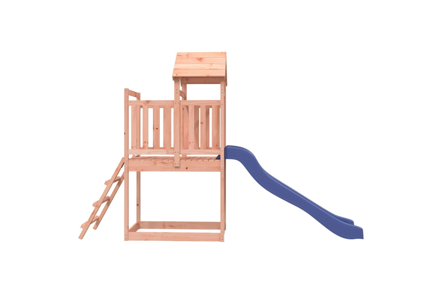 Vidaxl 3155865 Playhouse With Slide Ladder Solid Wood Douglas-5