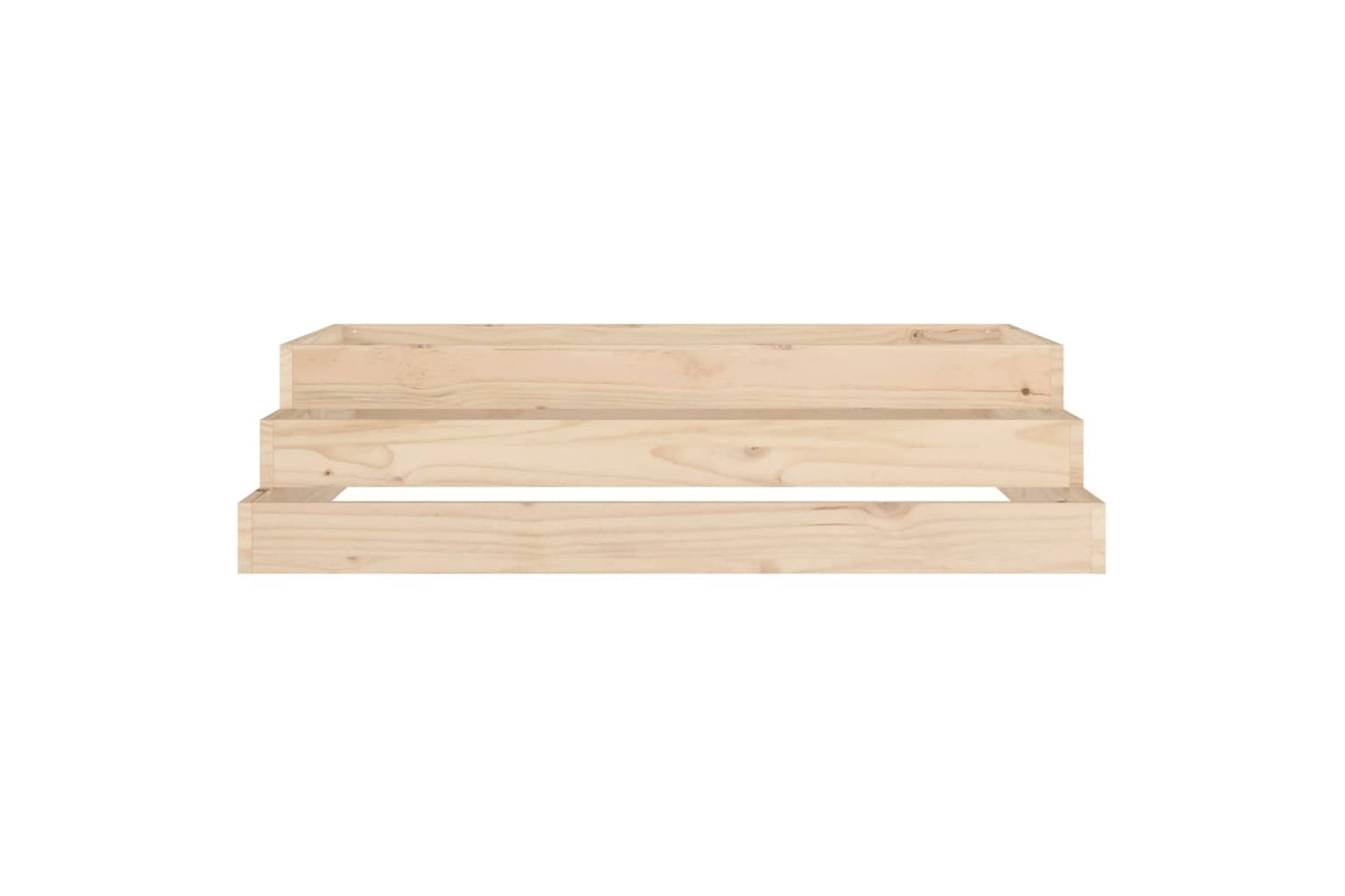 vidaXL 823899 Planter 110x110x27cm Solid Wood Pine-4