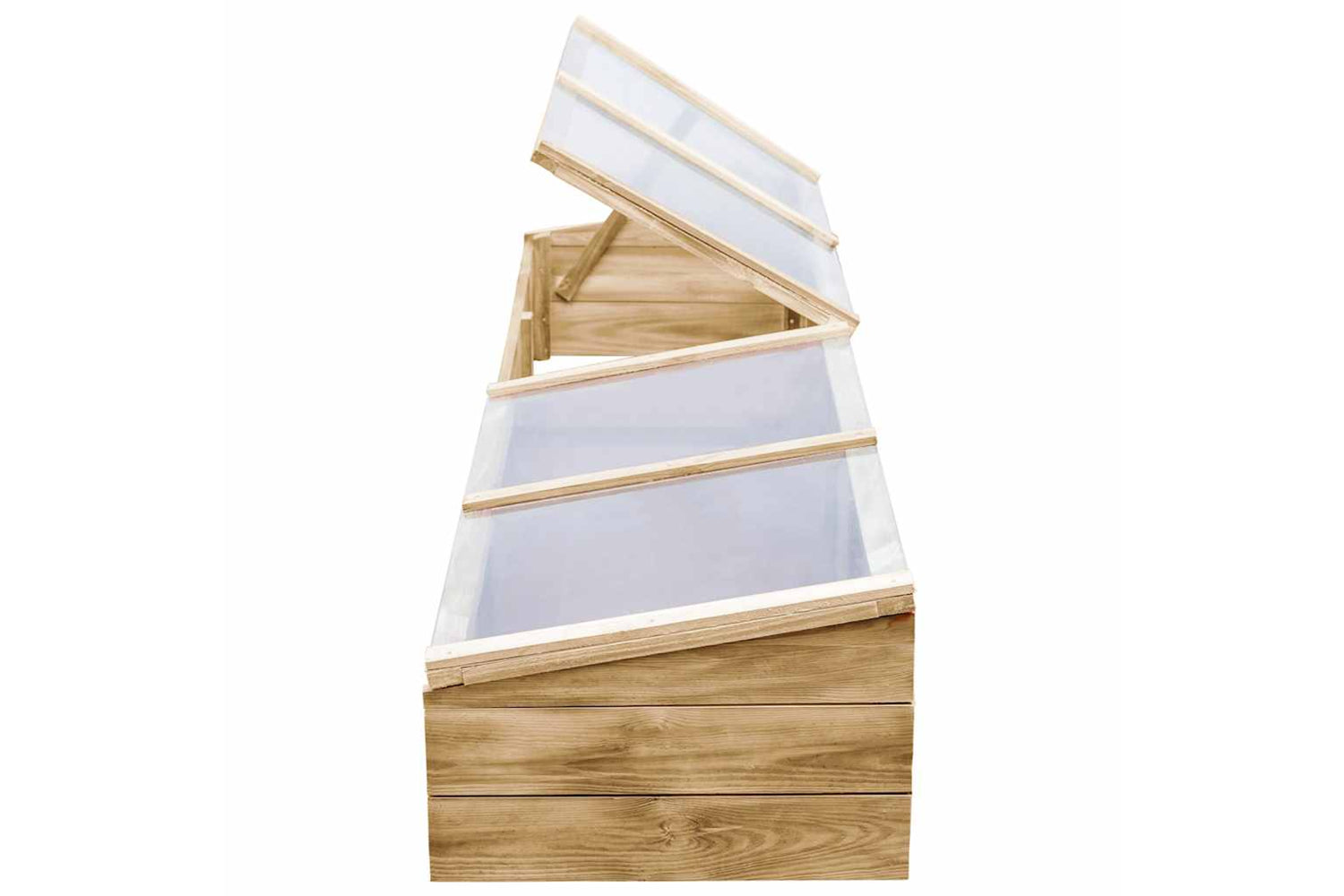vidaXL 3055328 Greenhouses 2 Pcs Impregnated Pinewood 200x50x35cm-5