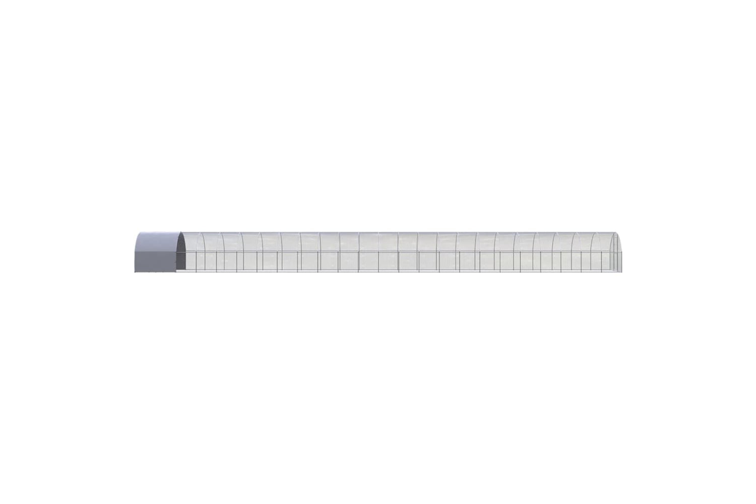 Vidaxl 3095480 Outdoor Chicken Coop 3x24x2 M Galvanised Steel-4