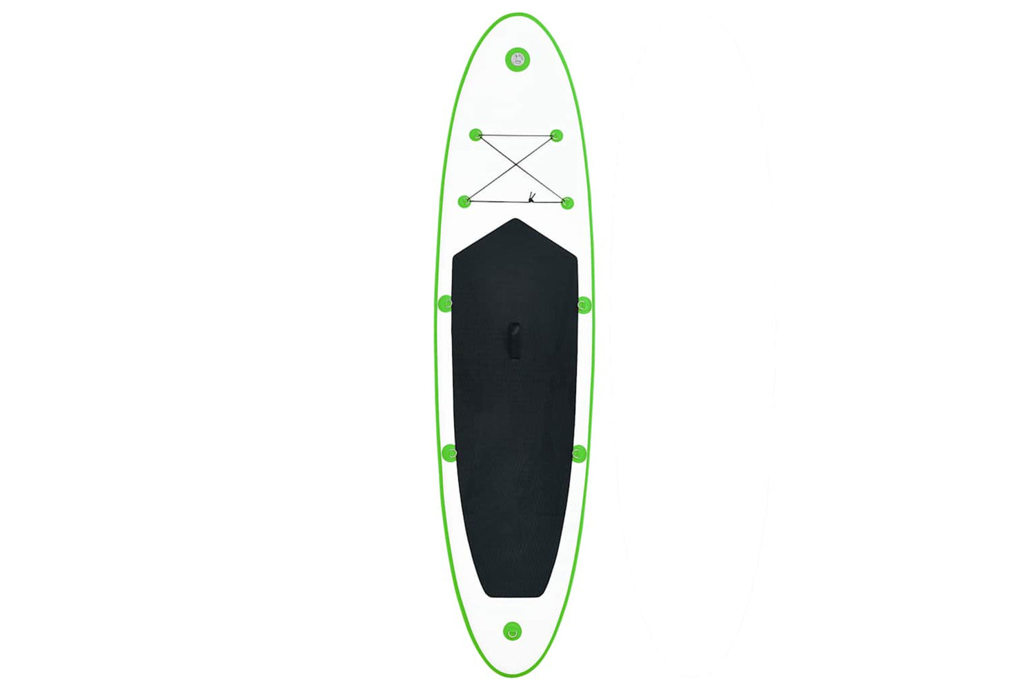 Vidaxl Inflatable Stand Up Paddle Board Set Green And White-4