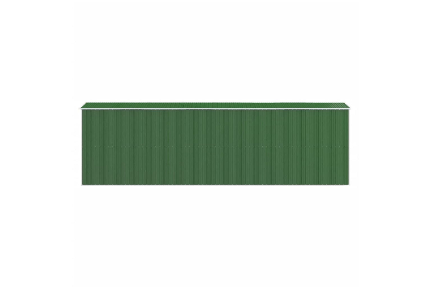 vidaXL 3147433 Garden Shed Green 192x689x223cm Galvanised Steel-4