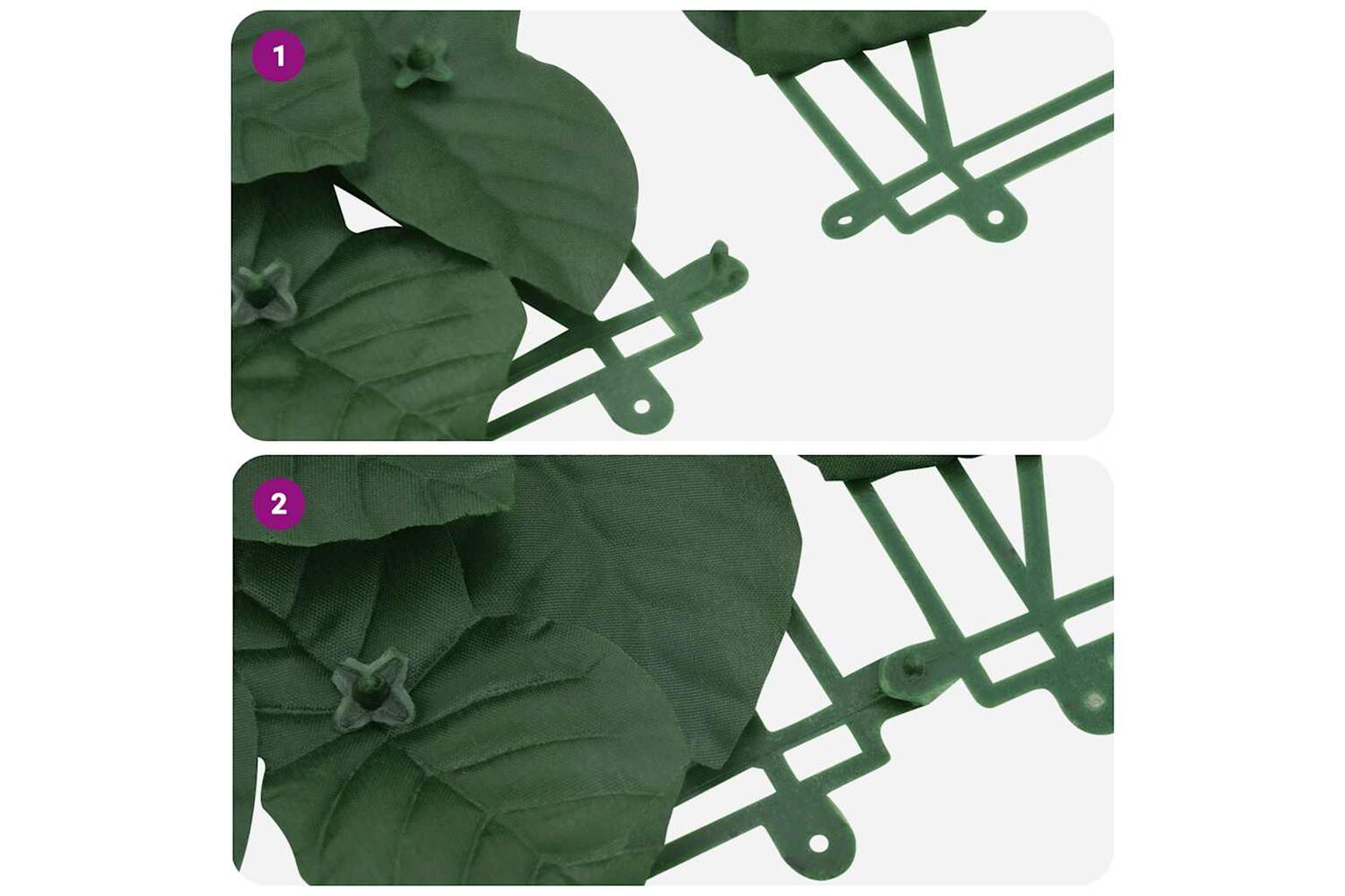 vidaXL 315485 Balcony Screen With Dark Green Leaves 500x75cm-5