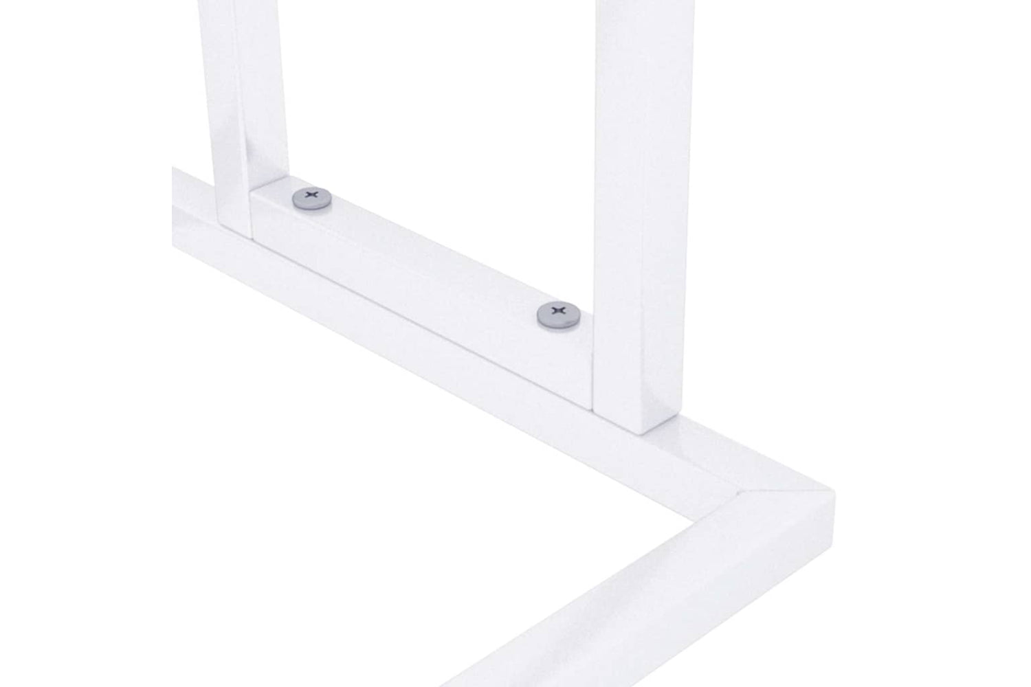 vidaXL 343088 Freestanding Towel Rack White 48x24x78.5cm Iron-7