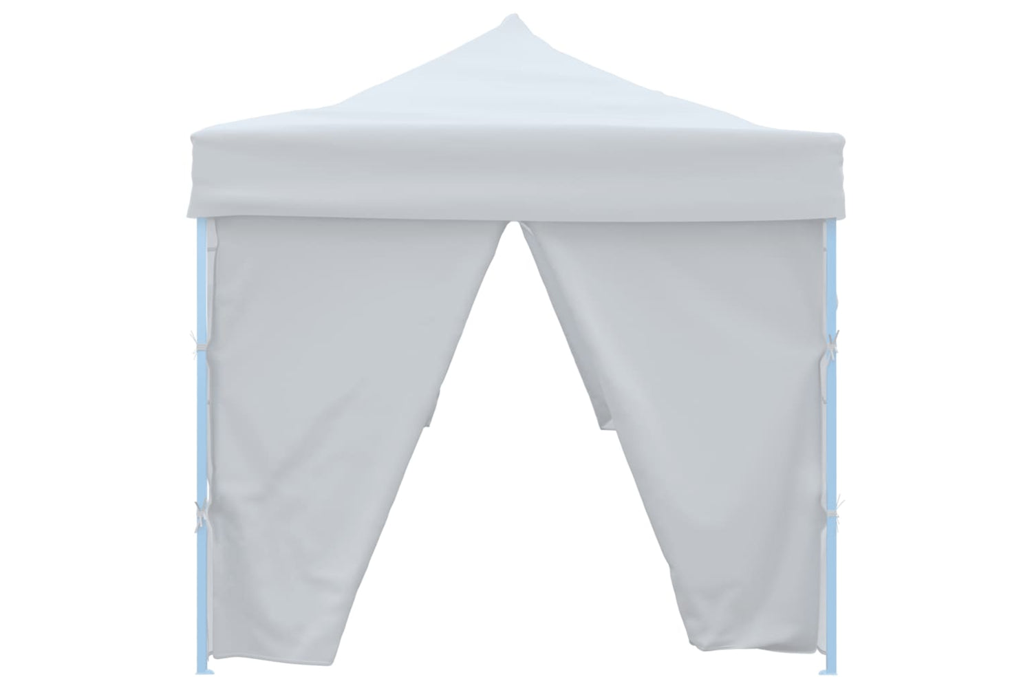 Vidaxl Folding Pop-up Party Tent With 8 Sidewalls 3x9 M White-5