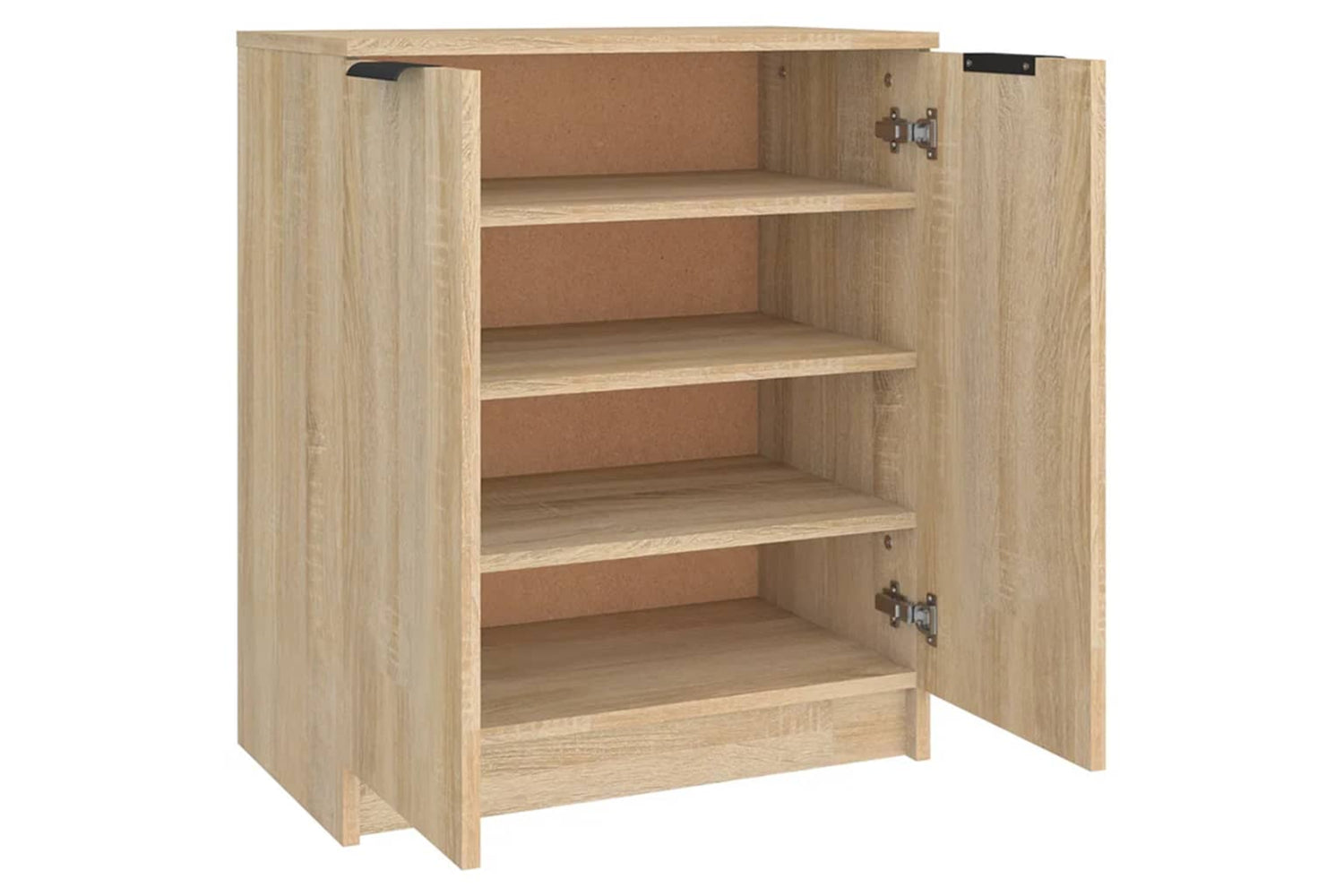 vidaXL 811424 Shoe Cabinet Sonoma Oak 59x35x70cm Engineered Wood-4