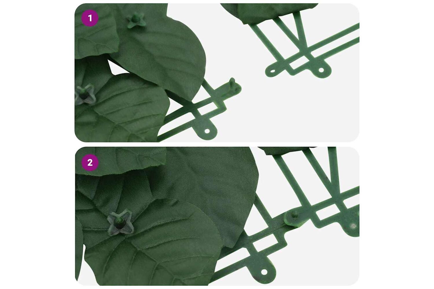 vidaXL 315488 Balcony Screen With Dark Green Leaves 400x100cm-5