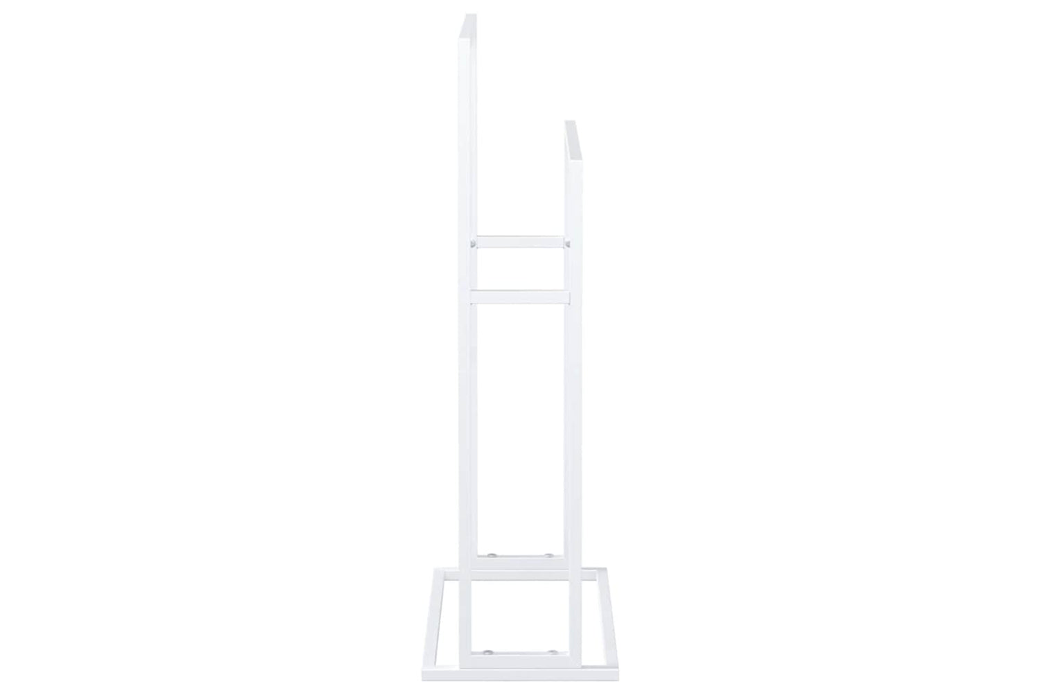 vidaXL 343088 Freestanding Towel Rack White 48x24x78.5cm Iron-5