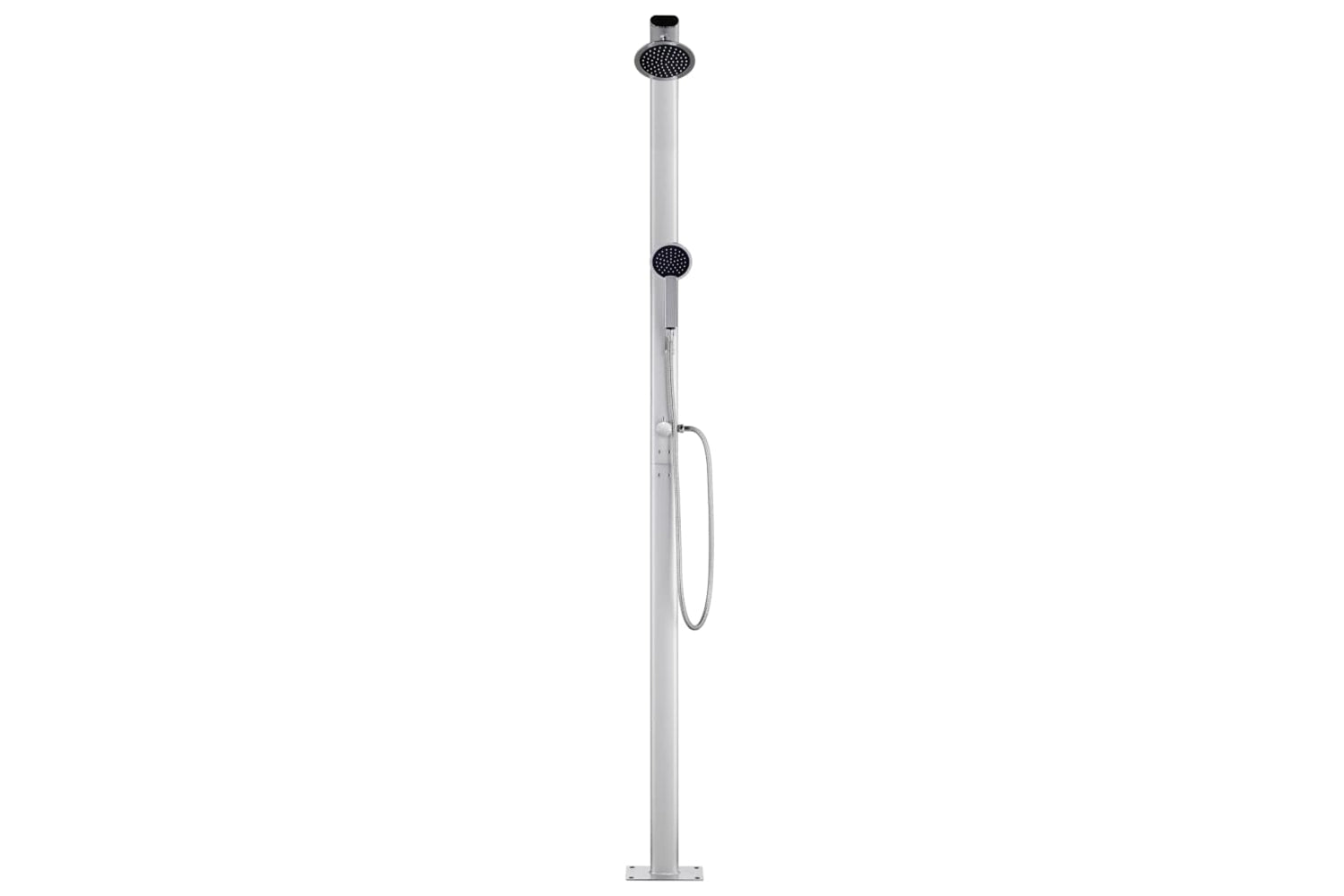 vidaXL 3070791 Garden Shower With Brown Base 220cm Aluminium-5