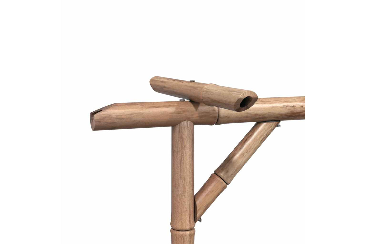 vidaXL 341747 Pergola Bamboo 385x40x205cm-5