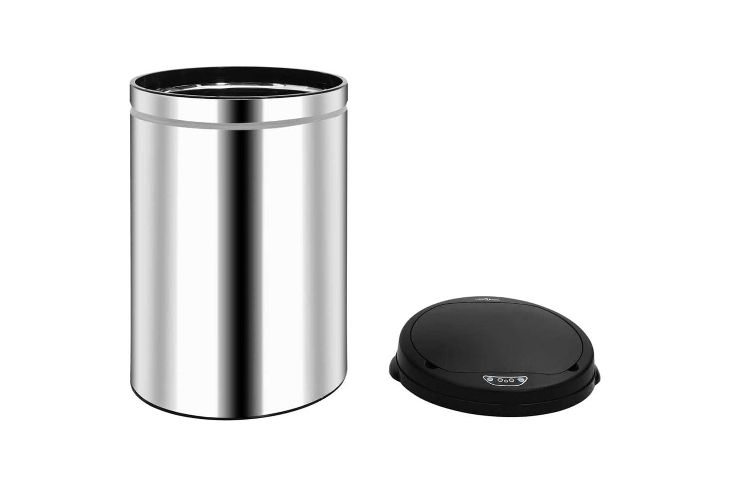 Vidaxl 322692 Automatic Sensor Dustbin 30 L Stainless Steel-4