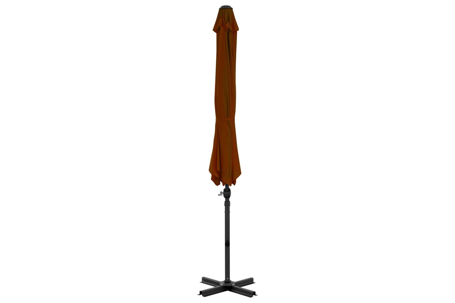 vidaXL 312307 Cantilever Umbrella With Aluminium Pole Terracotta 300cm-4