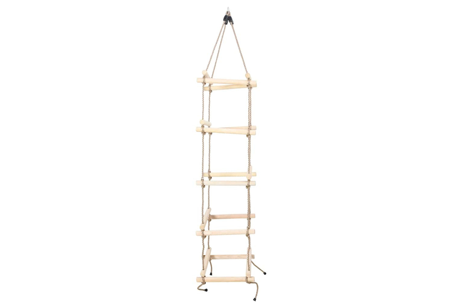 Vidaxl Kids Rope Ladder 200 Cm Wood-3