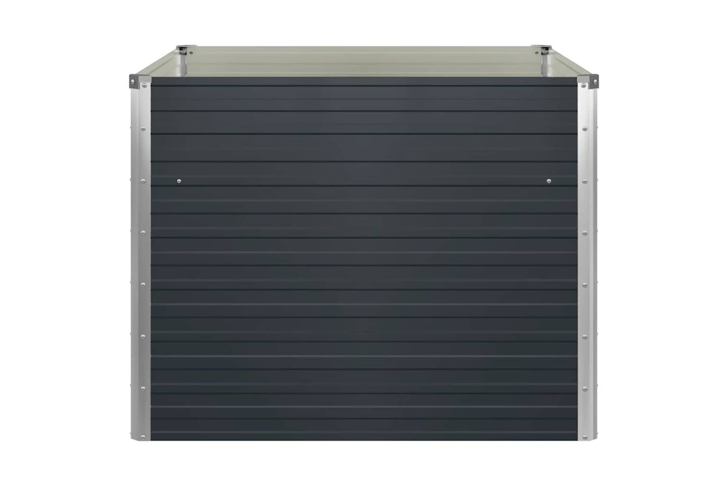 Vidaxl Raised Garden Bed Anthracite 100x100x77 Cm Galvanised Steel-5