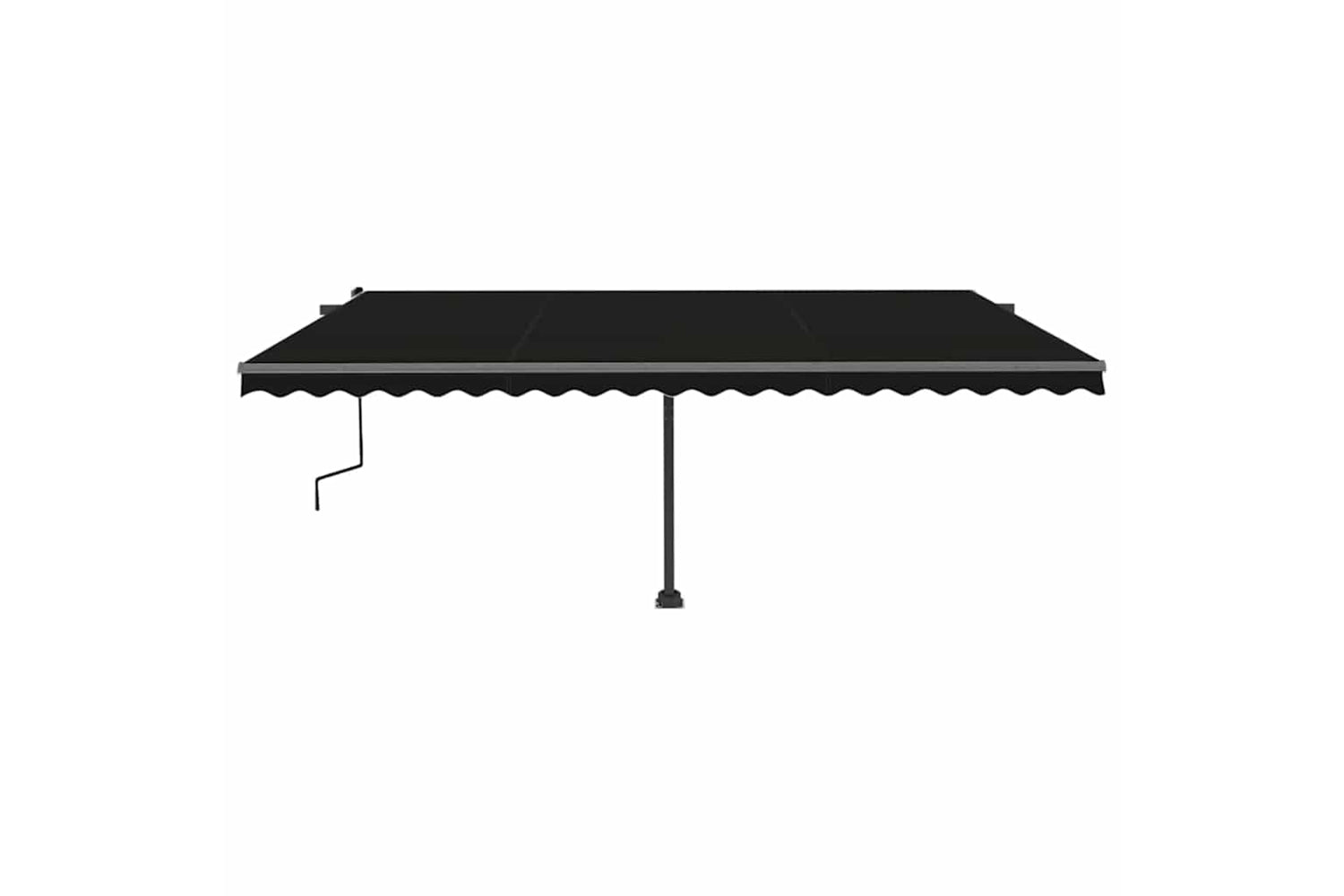 Vidaxl Freestanding Manual Retractable Awning 500x300 Cm Anthracite-4