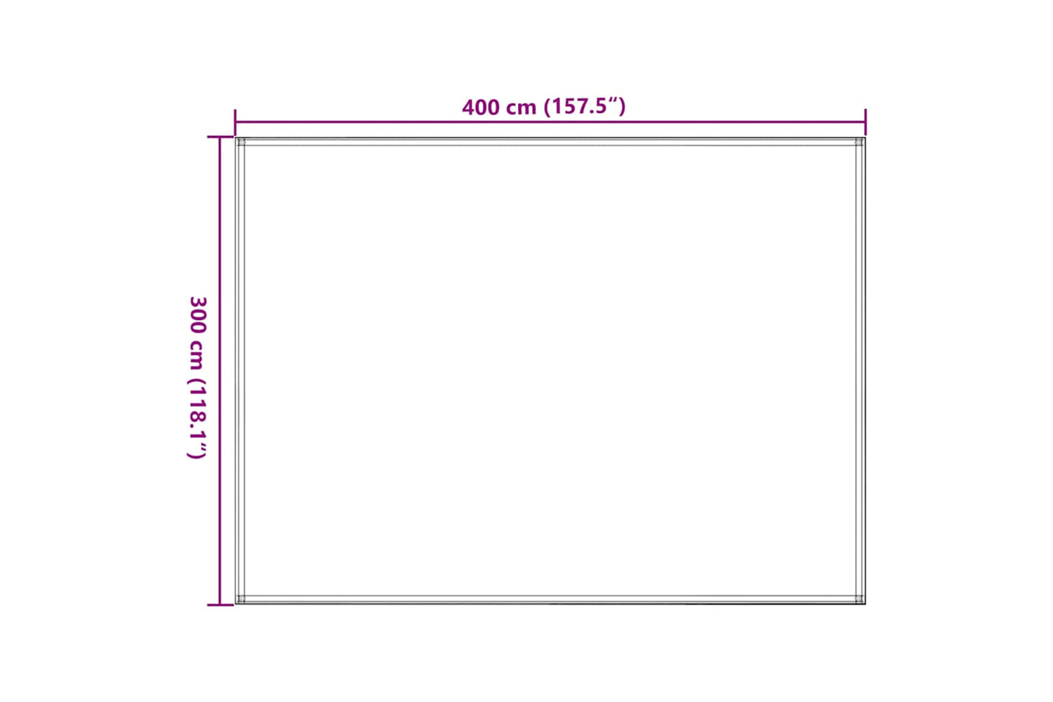 vidaXL 310768 Tent Carpet 300x400cm Beige-6