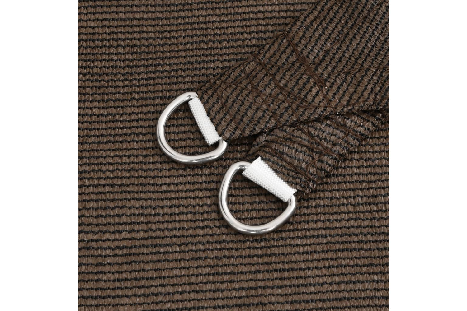 vidaXL 311810 Sunshade Sail 160 G/mÂ² Brown 4.5x4.5x4.5 M Hdpe-4