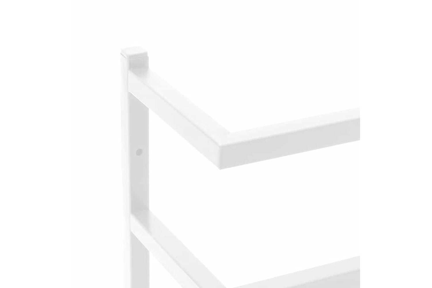vidaXL 336126 Towel Rack White 24x12x96cm Steel-6