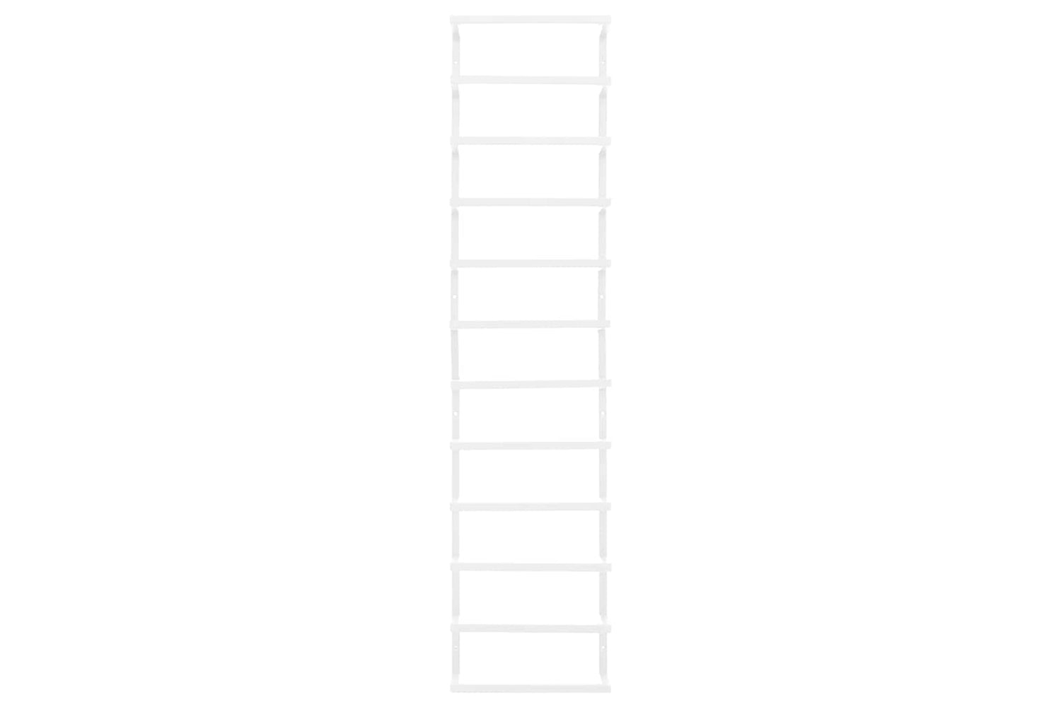 vidaXL 336126 Towel Rack White 24x12x96cm Steel-3