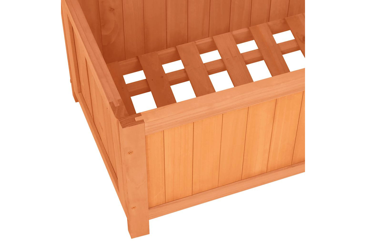 vidaXL 316426 Garden Trellis Planter Brown 70x30x135cm Solid Firwood-6