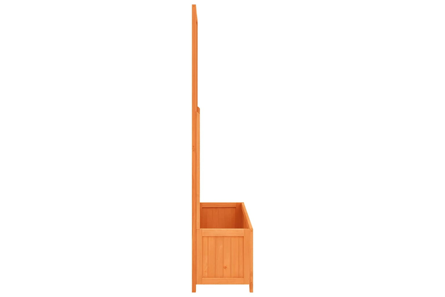 vidaXL 316426 Garden Trellis Planter Brown 70x30x135cm Solid Firwood-3