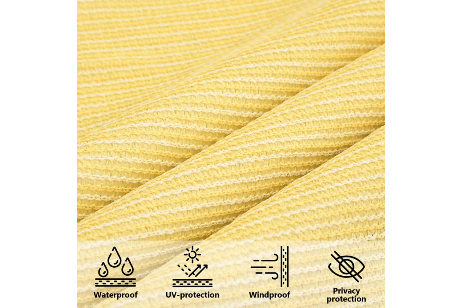 vidaXL 311117 Sunshade Sail 160 G/mÂ² Beige 2x3 M Hdpe-4