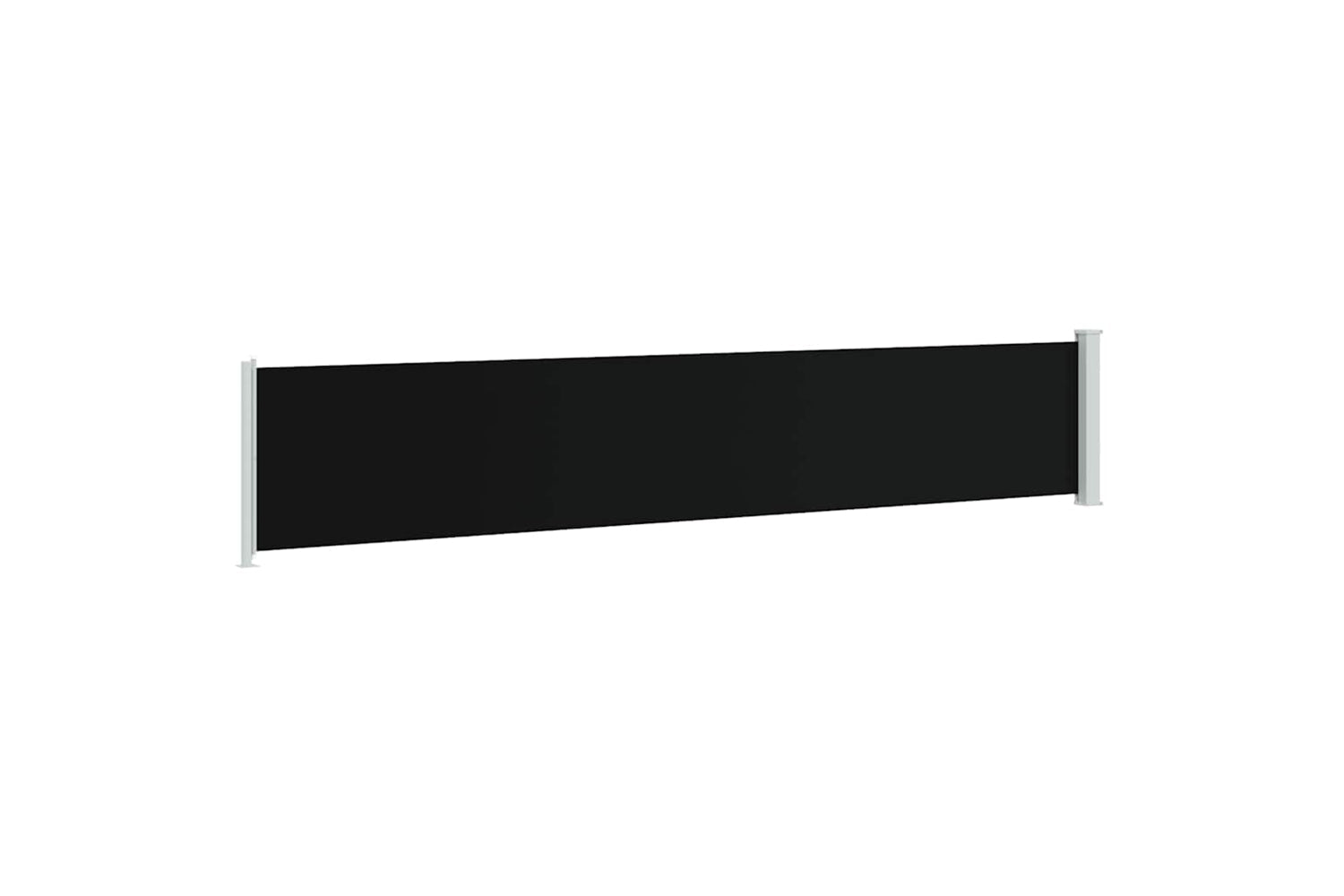 vidaXL 317946 Patio Retractable Side Awning 117x600cm Black-5