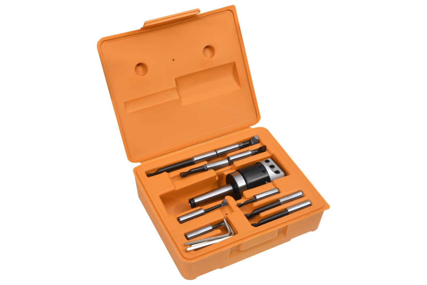 vidaXL 146683 15 Pieces Boring Tool Set 50mm Boring Head Mt2-f1-12-3
