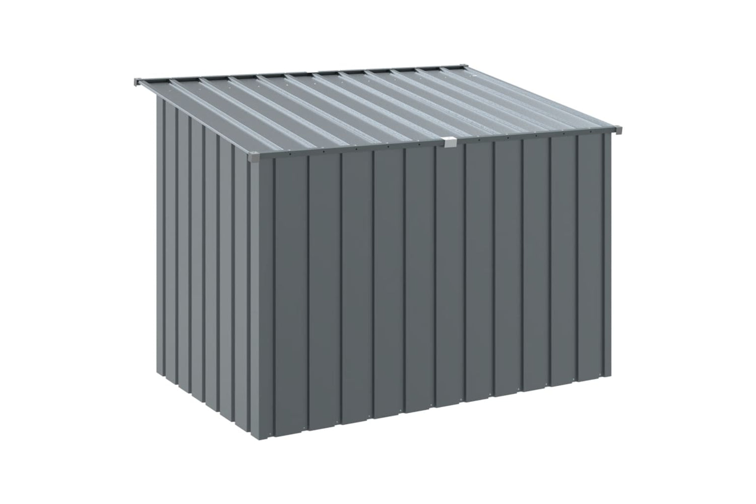 vidaXL 172572 Dog House With Roof Anthracite 153x91x110cm Galvanised Steel-5