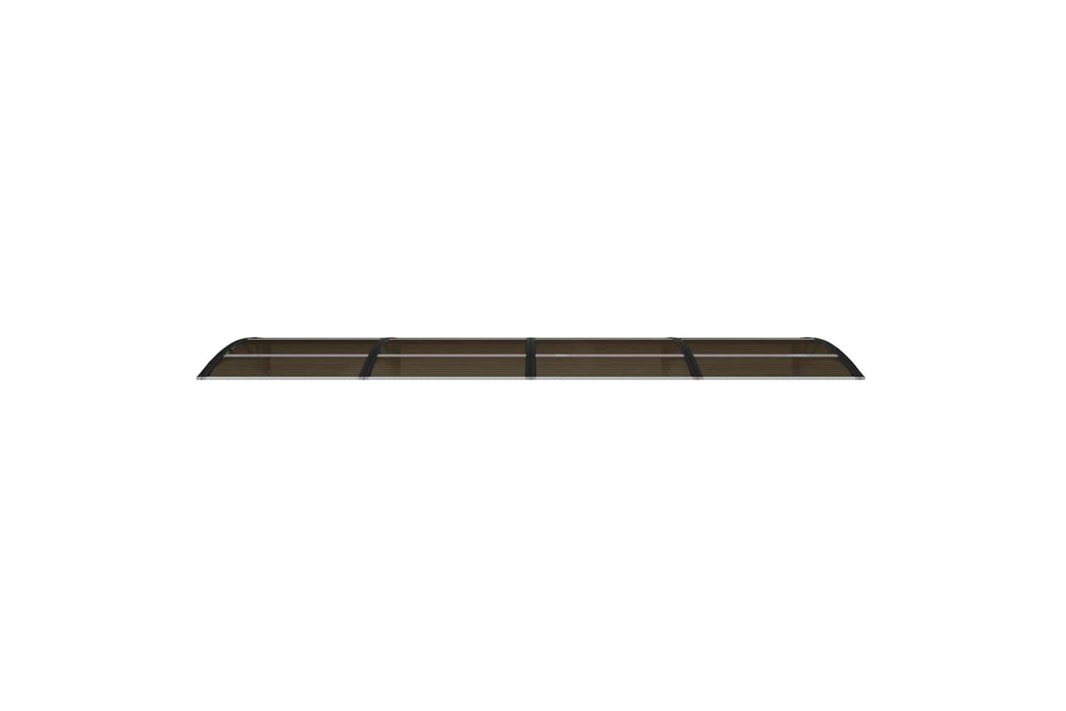 vidaXL Door Canopy Black 350x100cm Polycarbonate-3