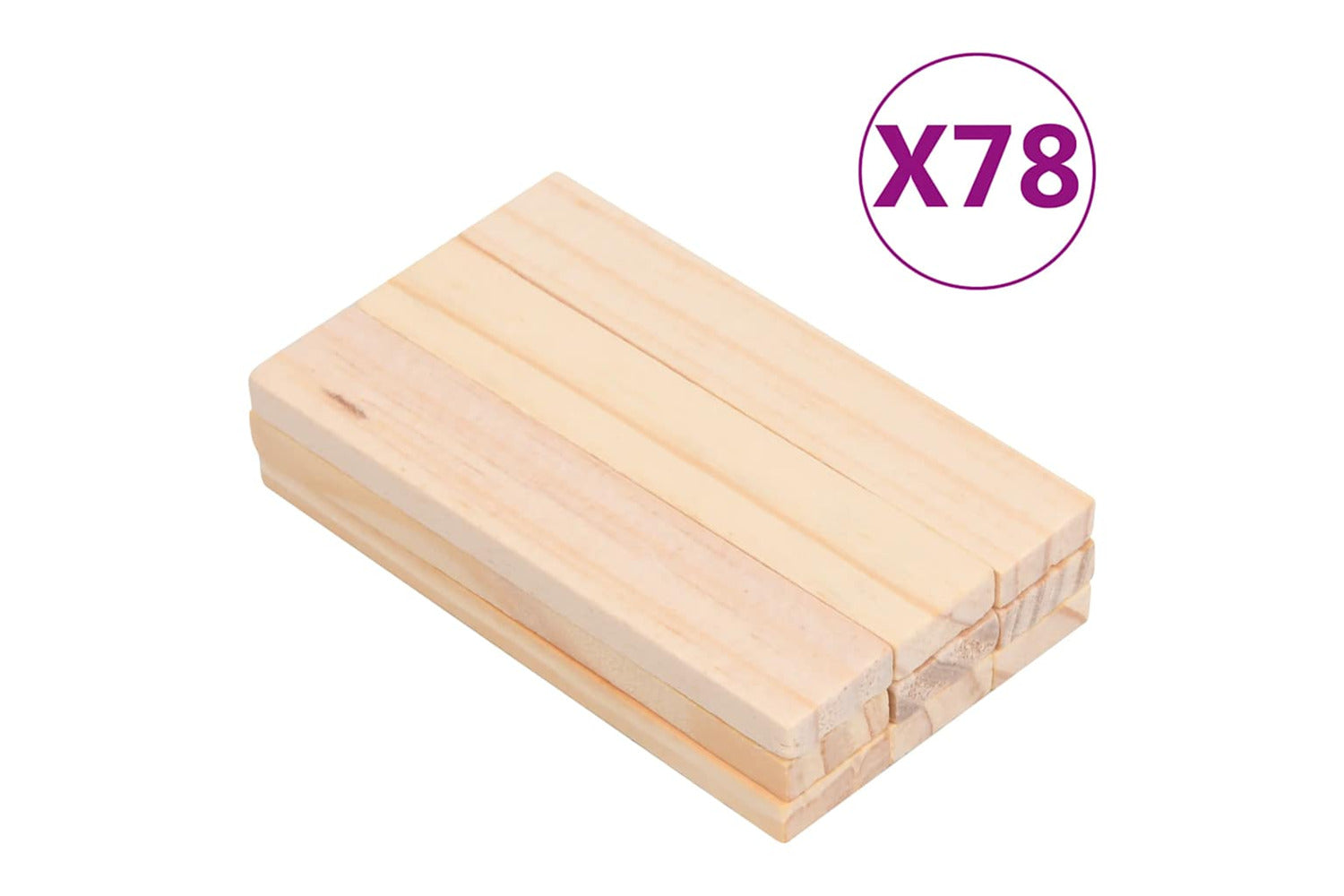 Vidaxl 150 Piece Wooden Building Block Set Solid Pinewood Painted-4