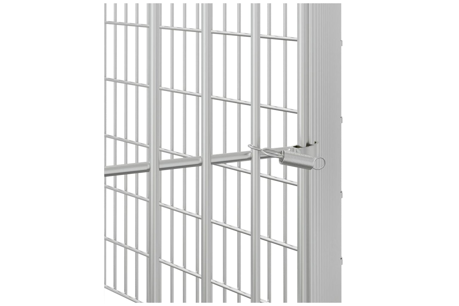 Vidaxl Free Range Animal Enclosure 6-panel 54x60 Cm Galvanised Iron-5