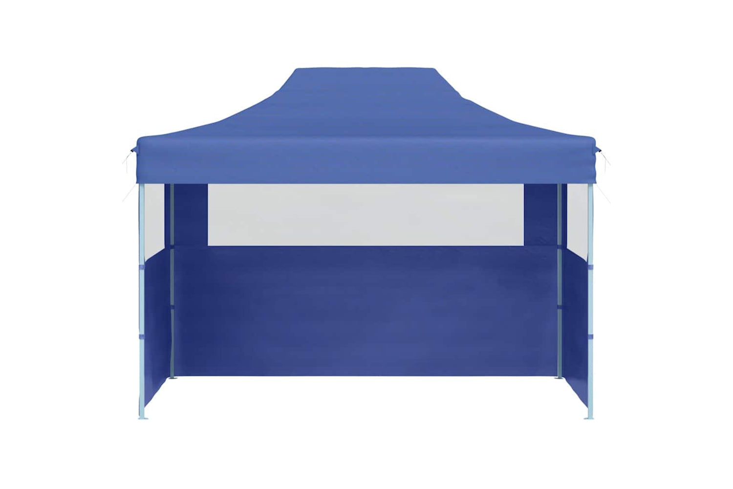 Vidaxl Professional Folding Party Tent With 3 Sidewalls 3x4 M Steel Blue-3