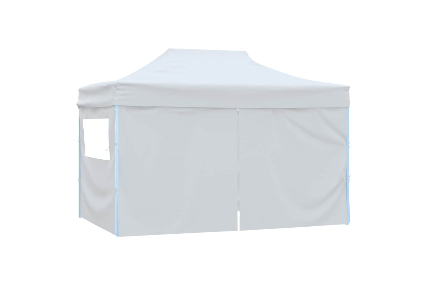 Vidaxl Professional Folding Party Tent With 4 Sidewalls 3x4 M Steel White-5