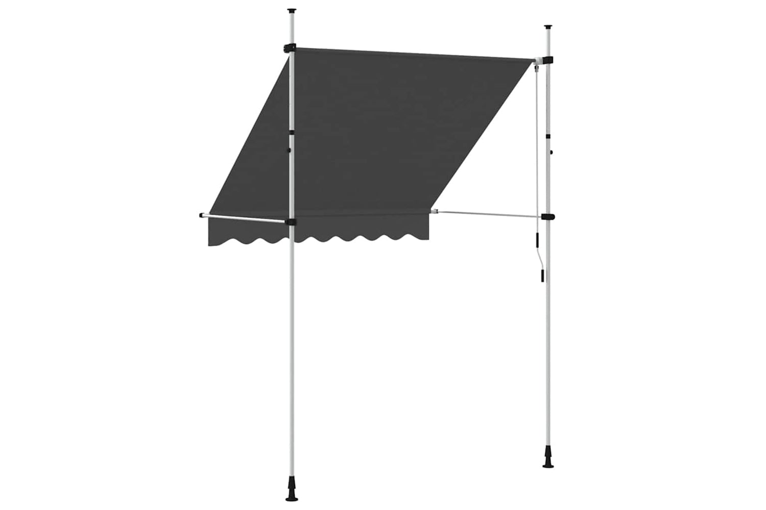 vidaXL 143688 Manual Retractable Awning 200cm Anthracite-4