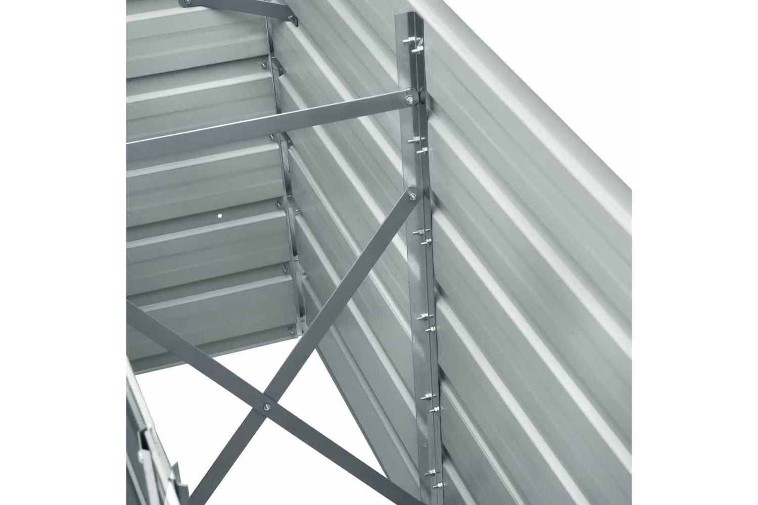 vidaXL 47043 Garden Raised Bed Galvanised Steel 240x40x77cm Anthracite-6