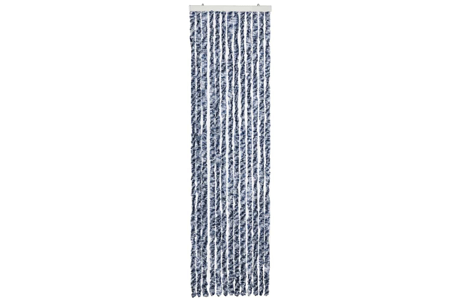 vidaXL Insect Curtain Blue, White And Silver 56x185cm Chenille-2
