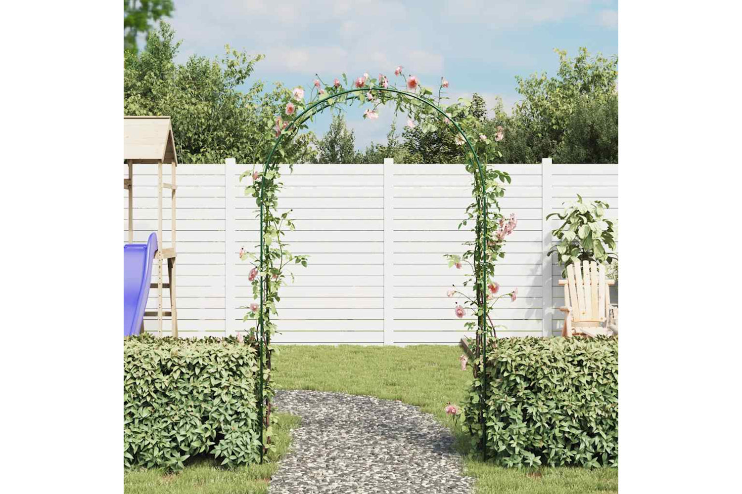 Vidaxl 40776 Garden Arch 2 Pcs Climbing Plants-2