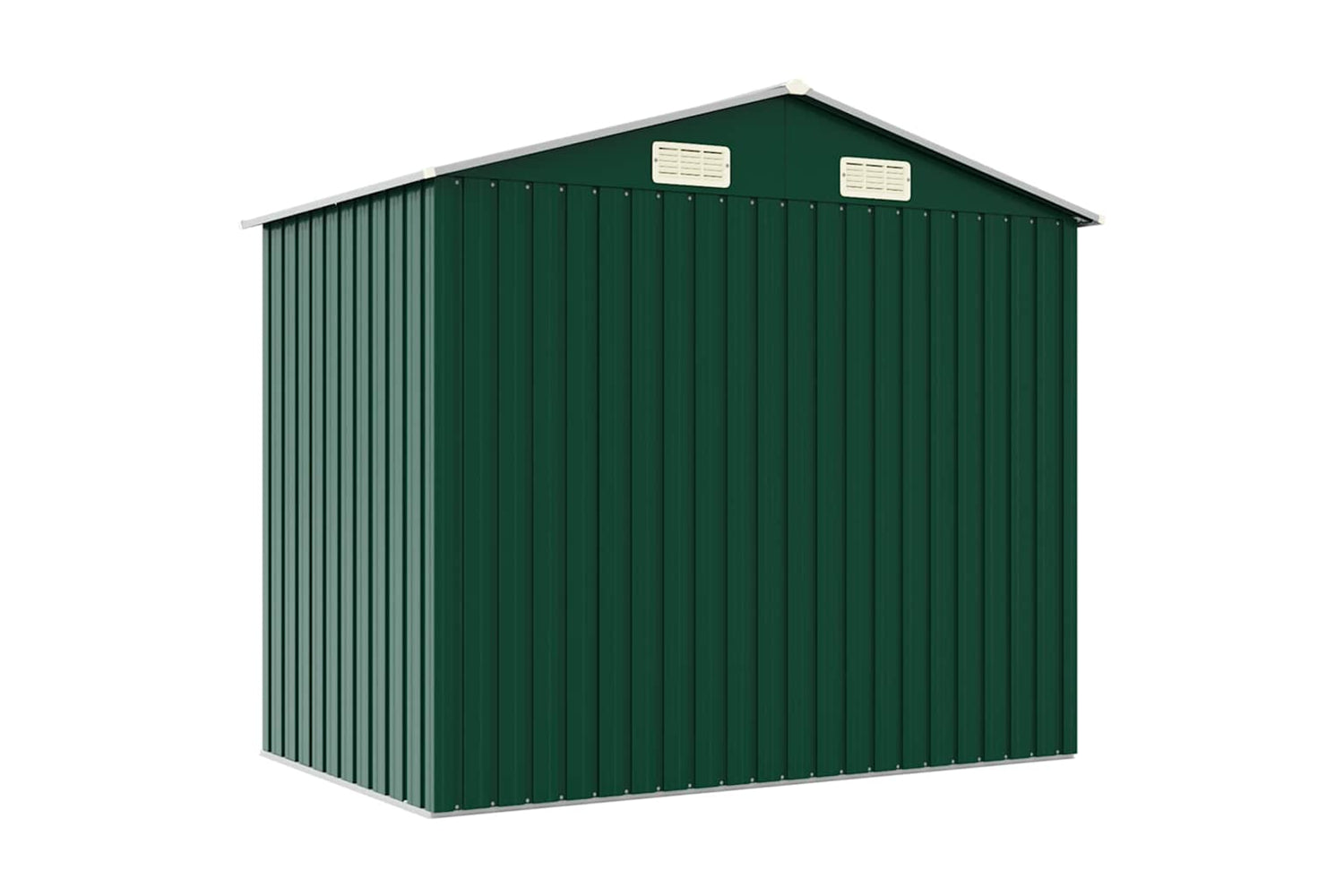 vidaXL 46297 Garden Shed Green 205x129x183cm Galvanised Steel-6