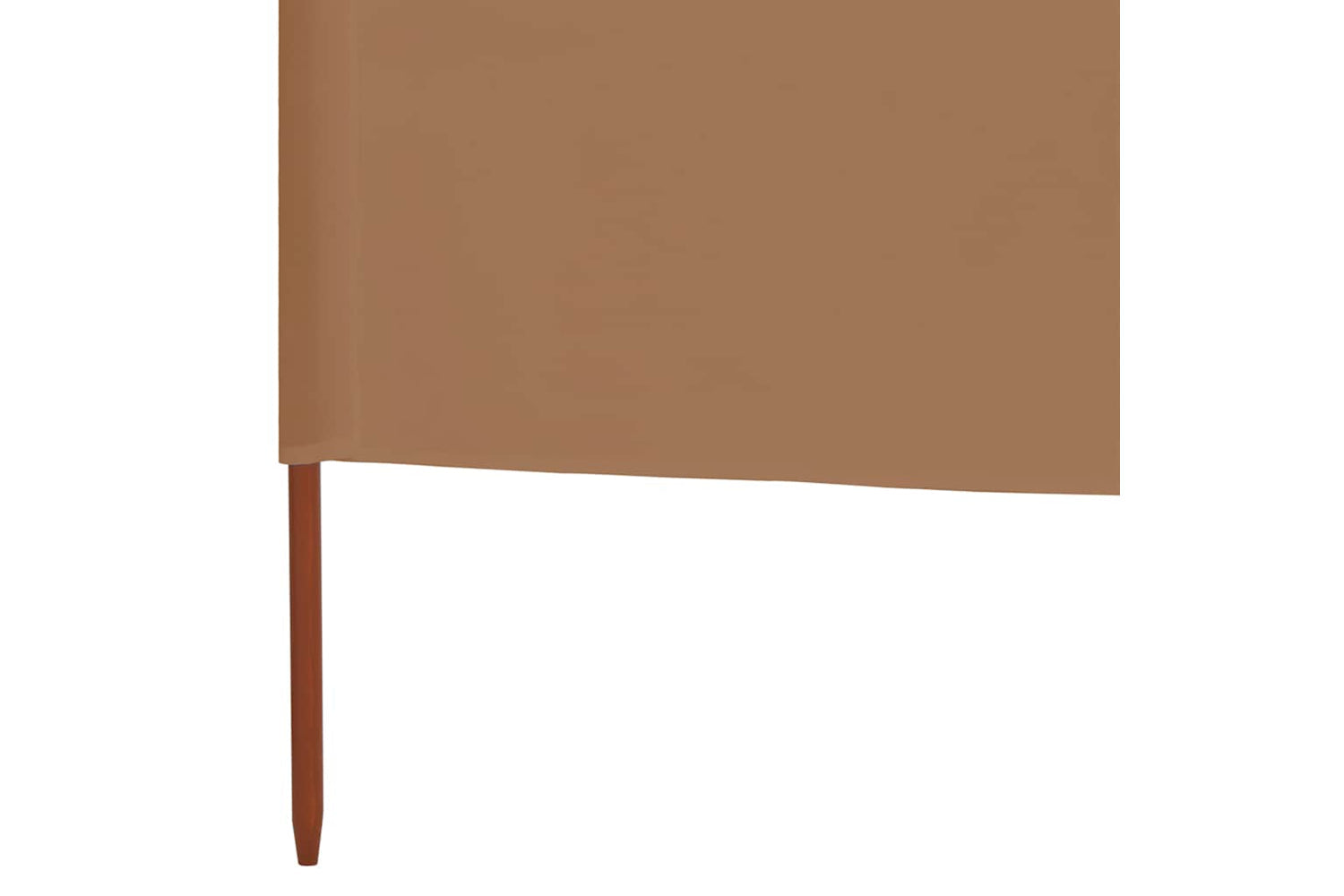 vidaXL 47157 5-panel Wind Screen Fabric 600x80cm Taupe-5