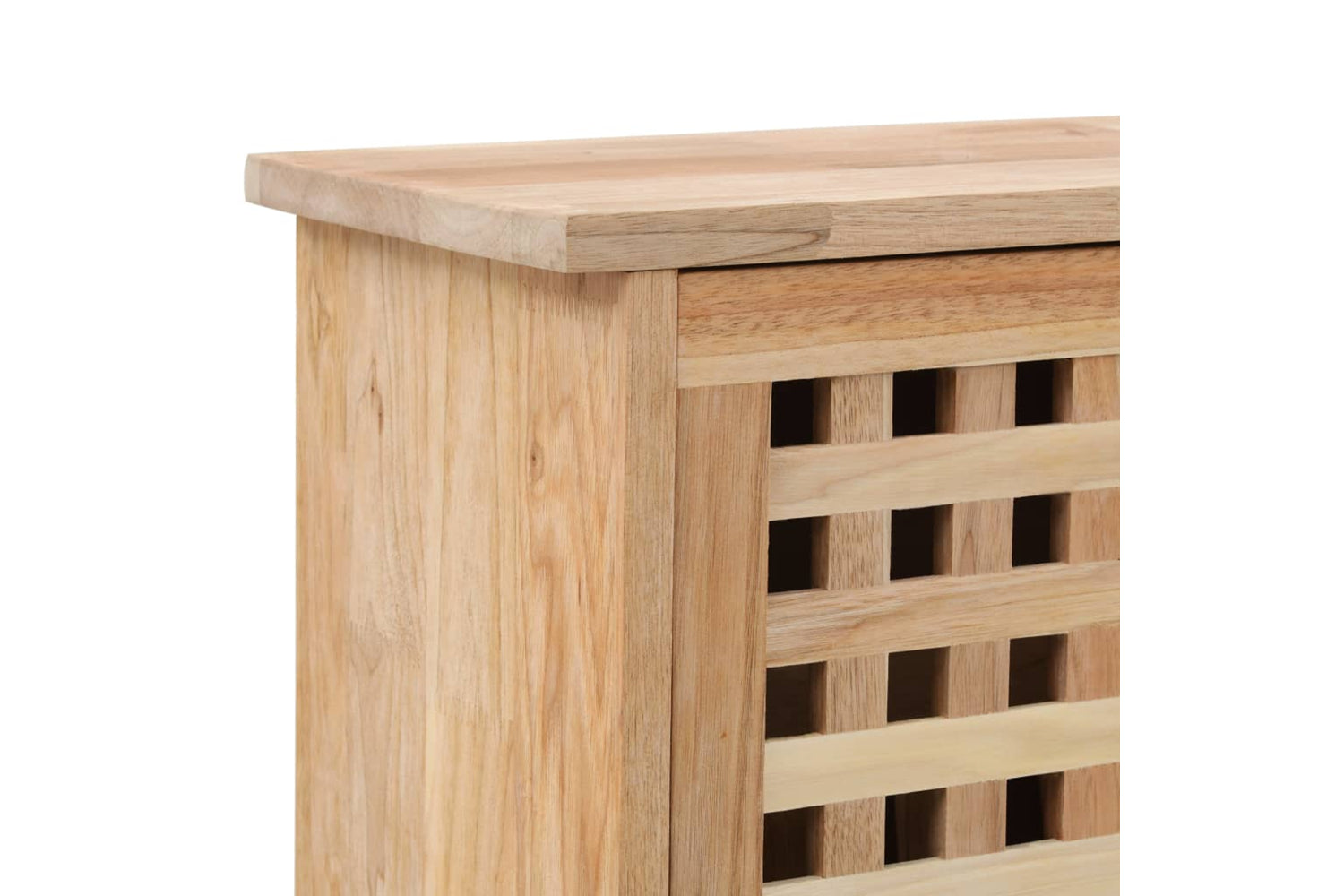 vidaXL 247600 Shoe Storage Cabinet 55x20x104cm Solid Walnut Wood-6