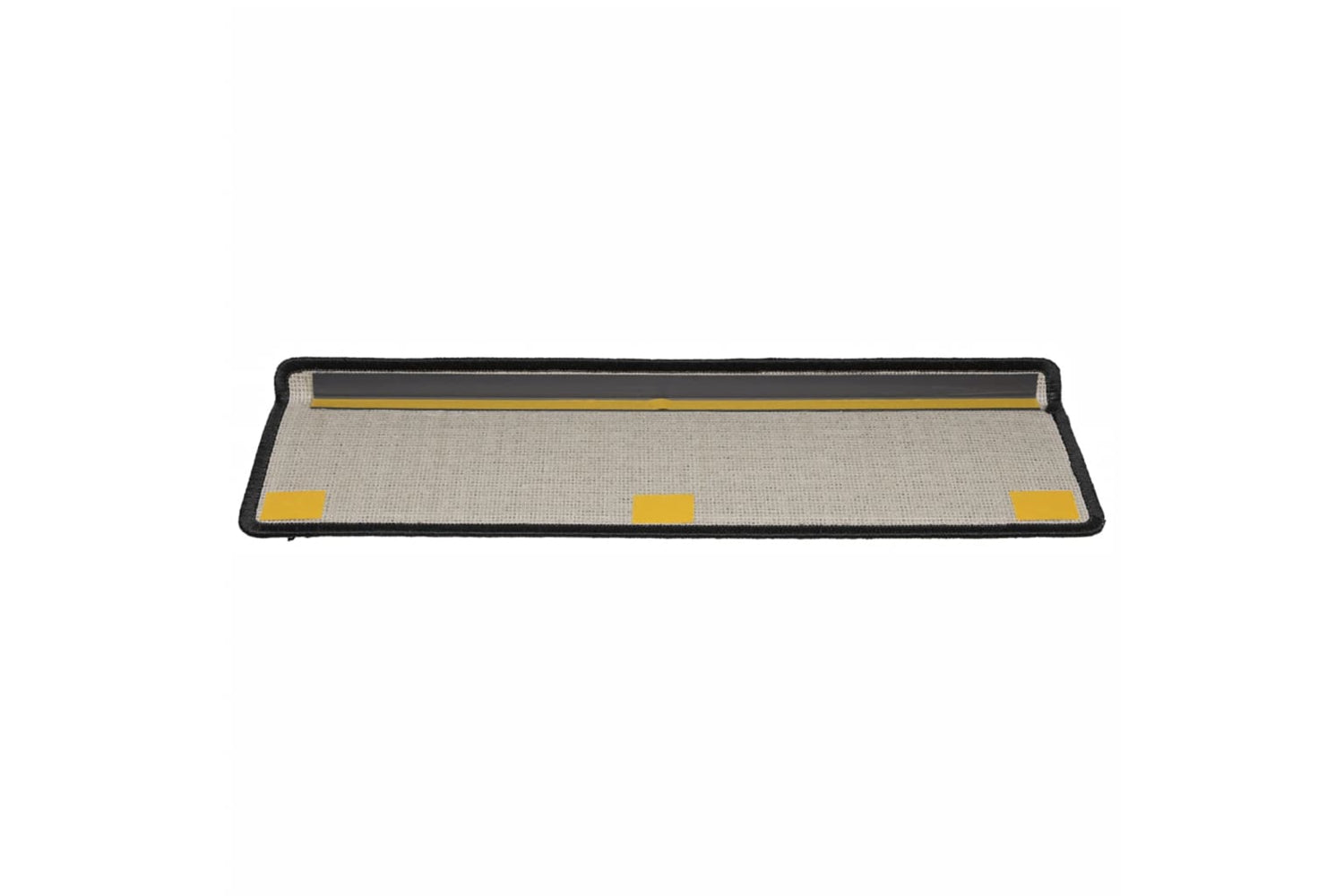 vidaXL Carpet Stair Treads 15 Pcs 65x21x4cm Black-4